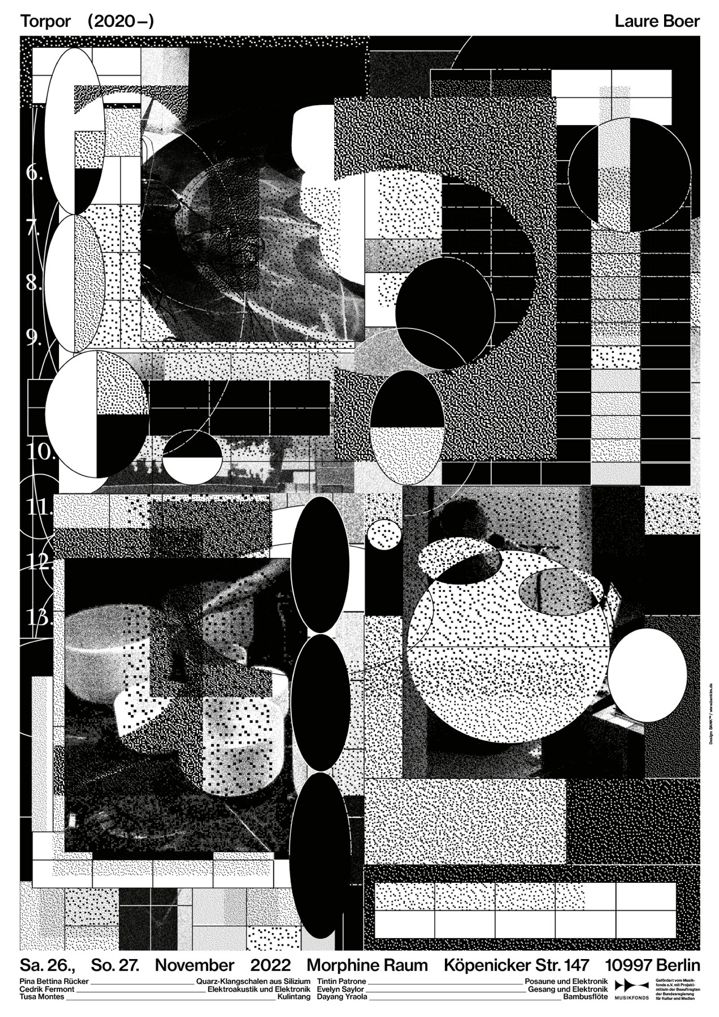 BANK™ “Torpor (2020—)” / limited edition typographic poster / available in A2