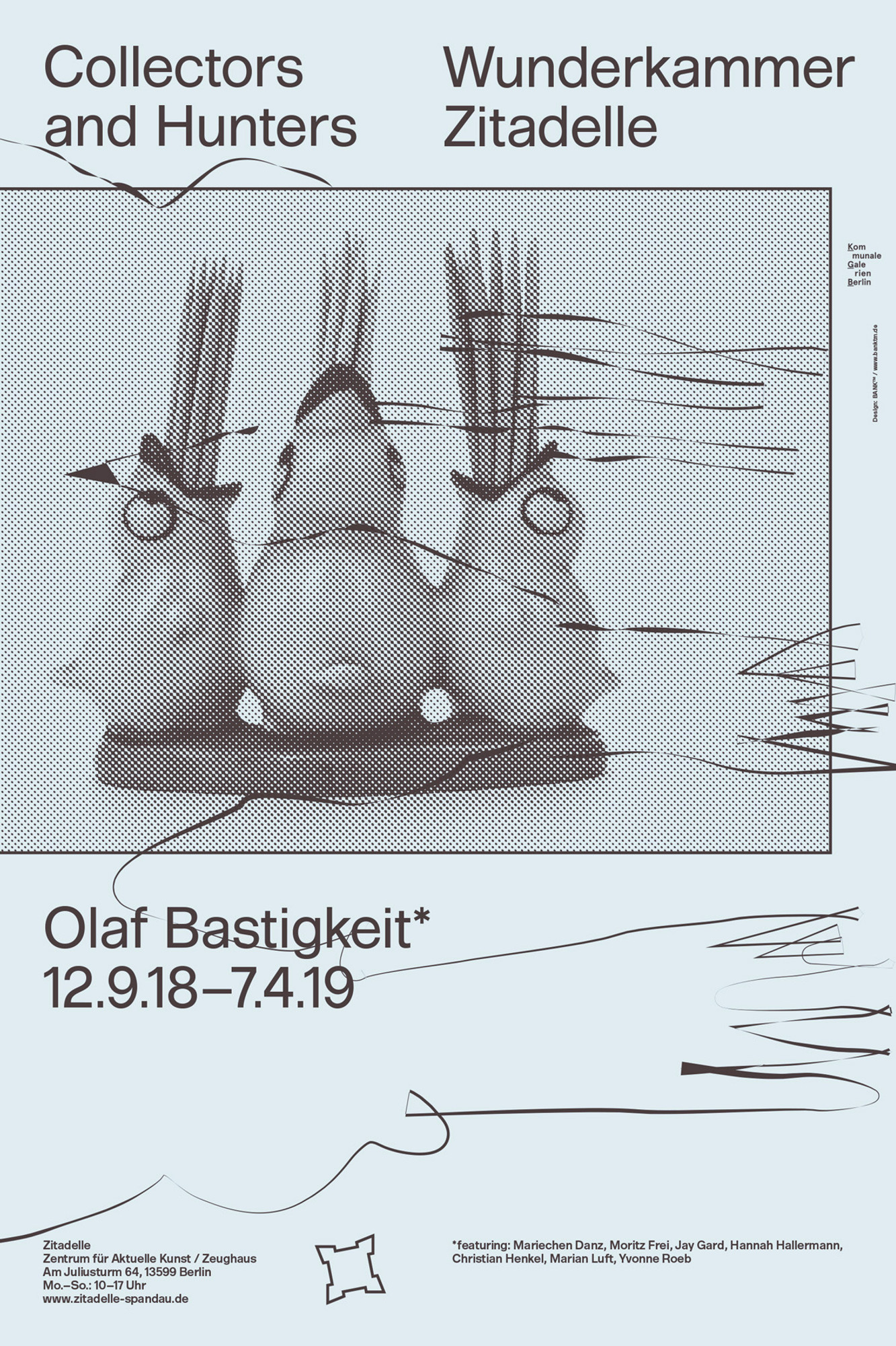 BANK™ “Collectors and Hunters” / limited edition typographic poster / available in 64×96