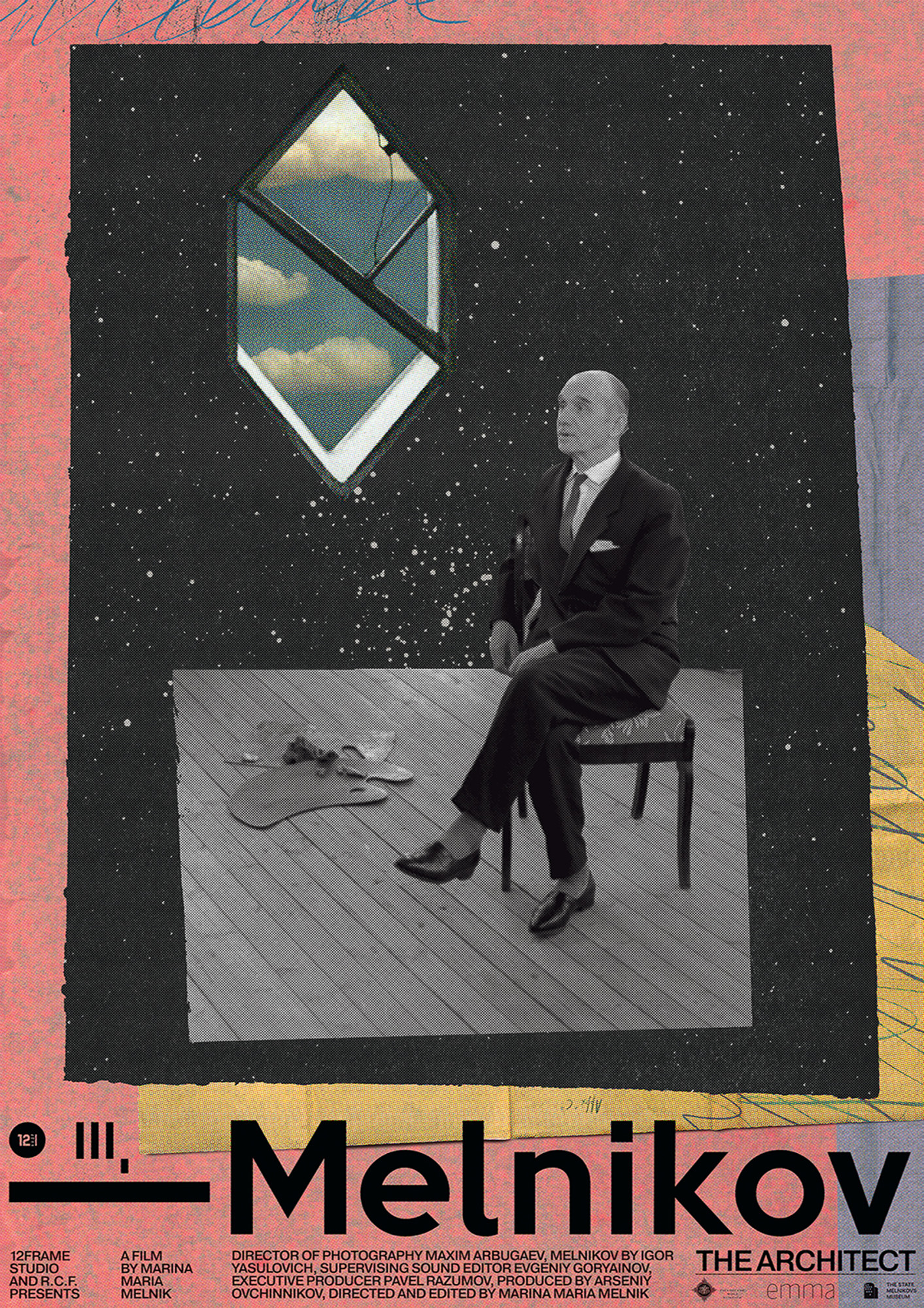 Igor Gurovich “Melnikov” / giclée typographic poster / available in 70×100