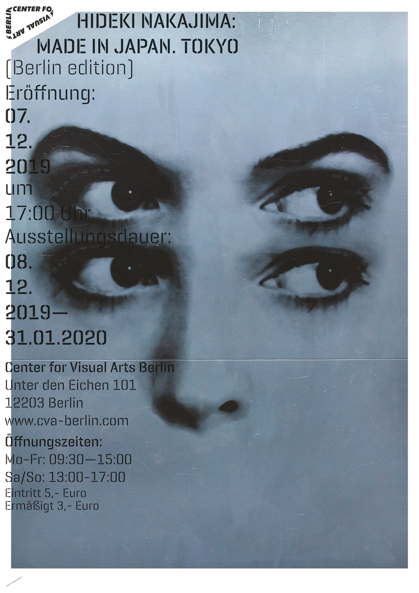 Jianping He “Hideki Nakajima: Made in Japan. Tokyo (Berlin edition)” / limited edition typographic poster / available in A0