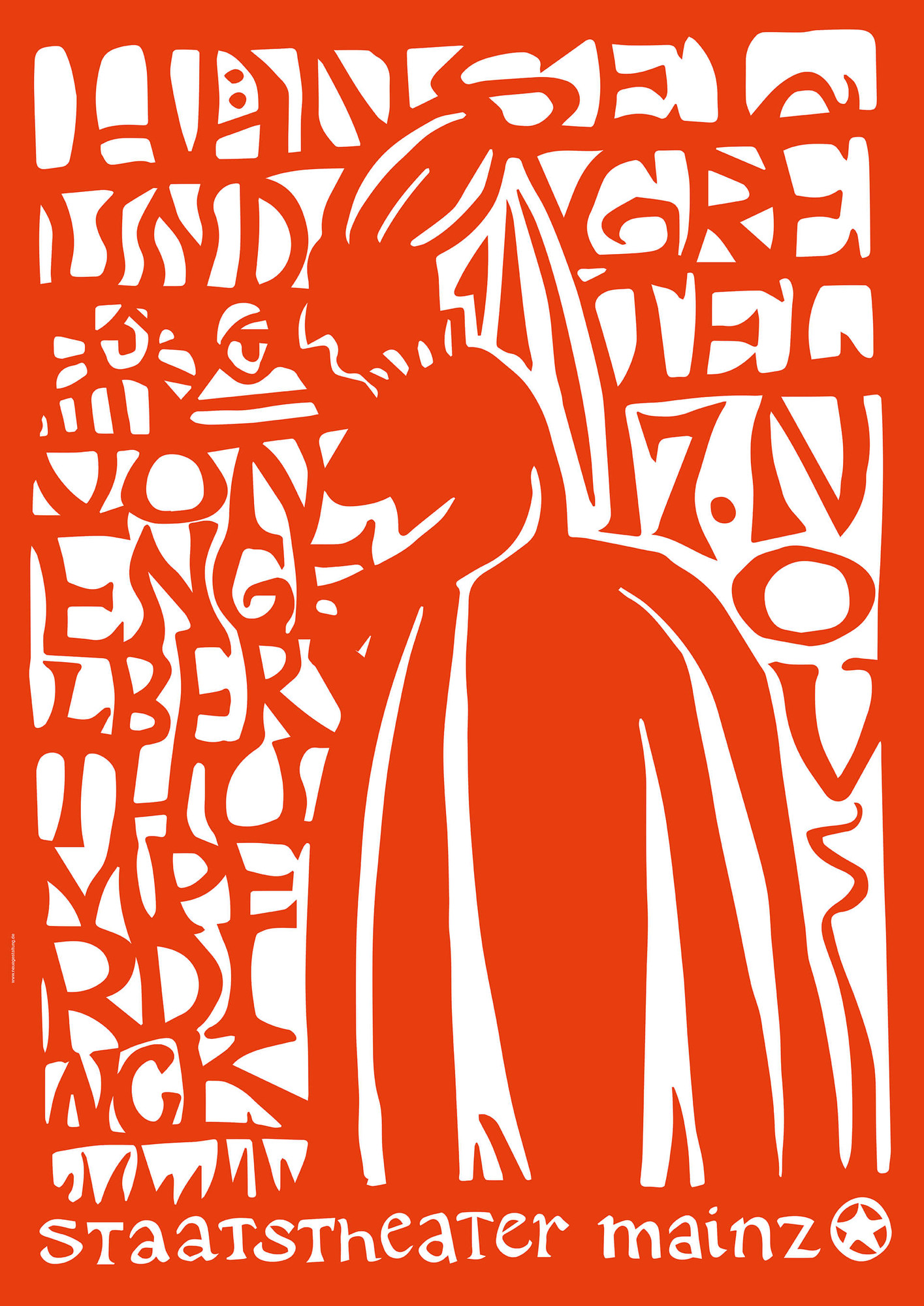 Neue Gestaltung “Haensel und Gretel” / limited edition typographic poster / available in A0