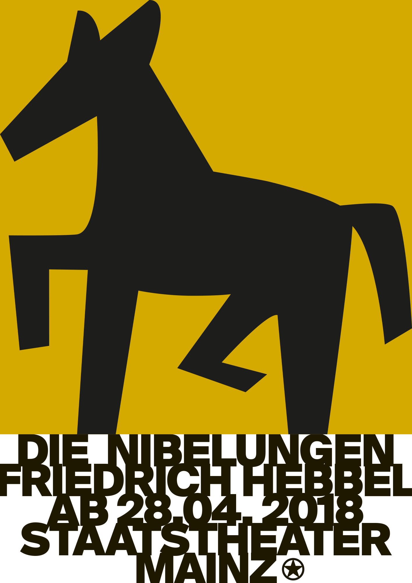 Neue Gestaltung “Die Nibelungen” / limited edition typographic poster / available in A0