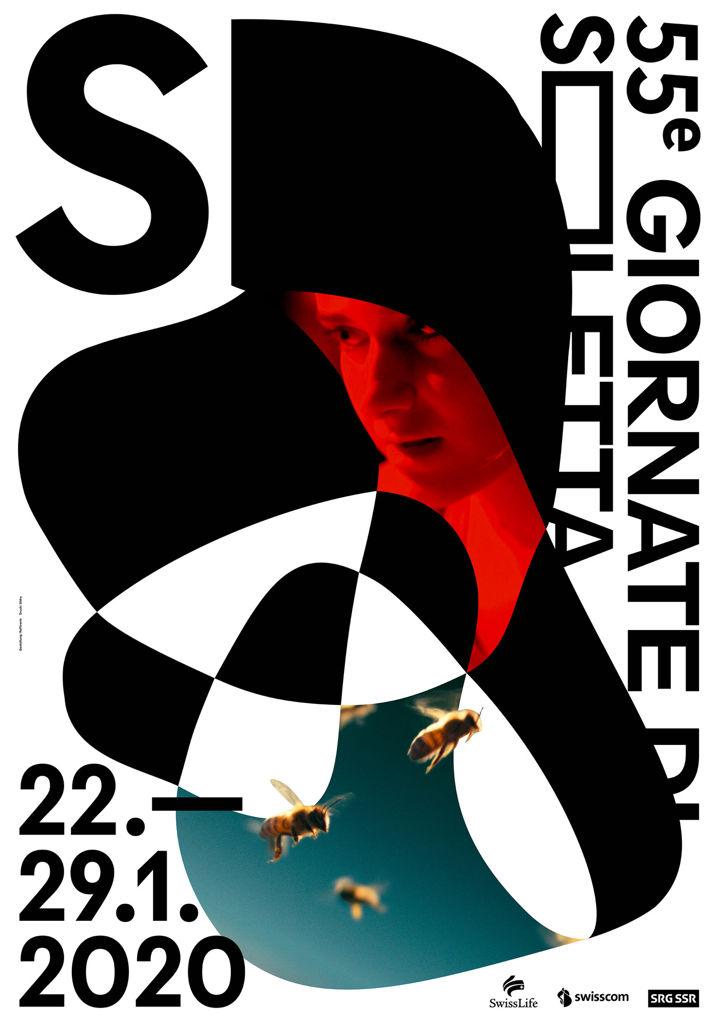 Raffinerie “55e Giornate di Soletta” / giclée typographic poster / available in F4, 70×100