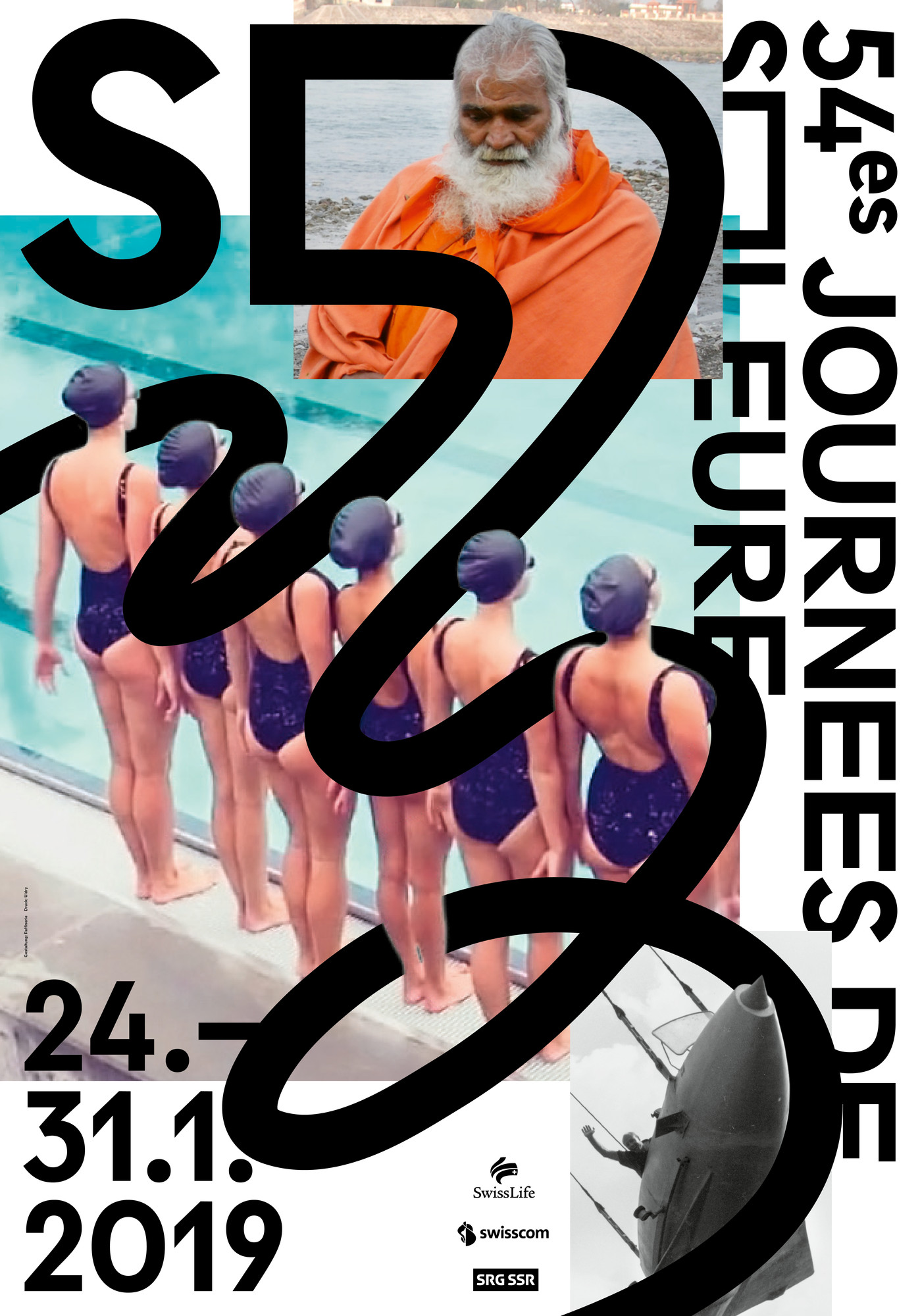 Raffinerie “54es Journées de Soleure” / giclée typographic poster / available in F4, 70×100