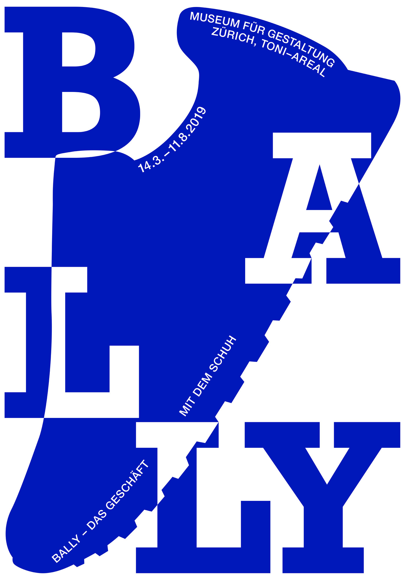 Raffinerie “Bally – Blau” / giclée typographic poster / available in F4, 70×100