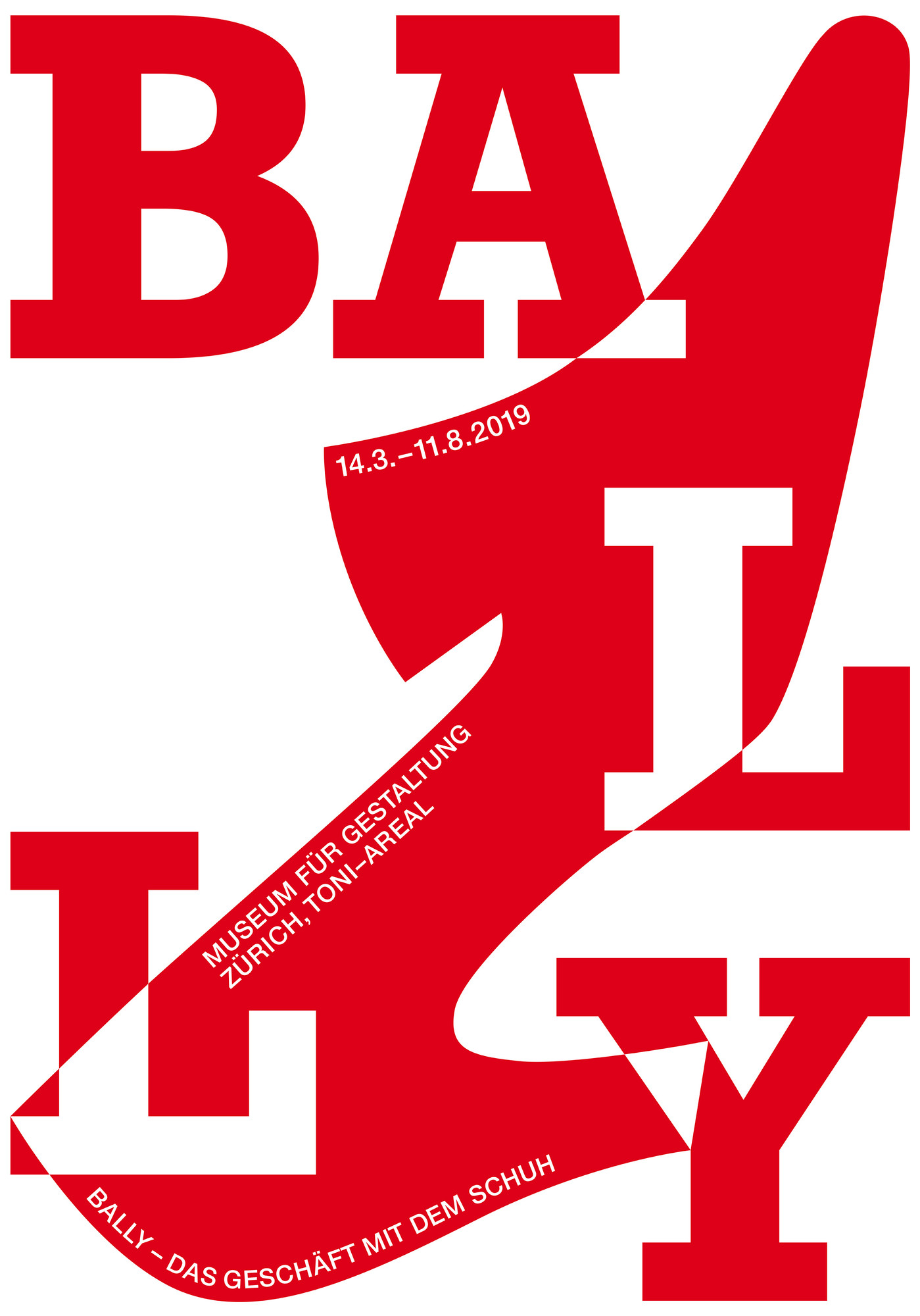 Raffinerie “Bally – Rot” / giclée typographic poster / available in F4, 70×100