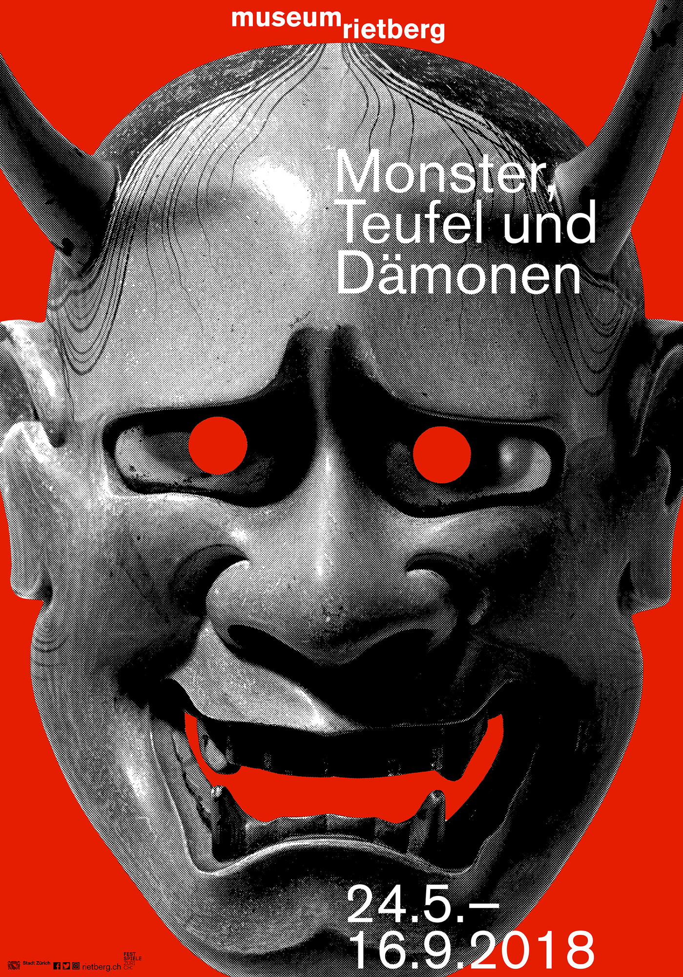 Raffinerie “Monster, Teufel und Dämonen” / giclée typographic poster / available in F4, 70×100