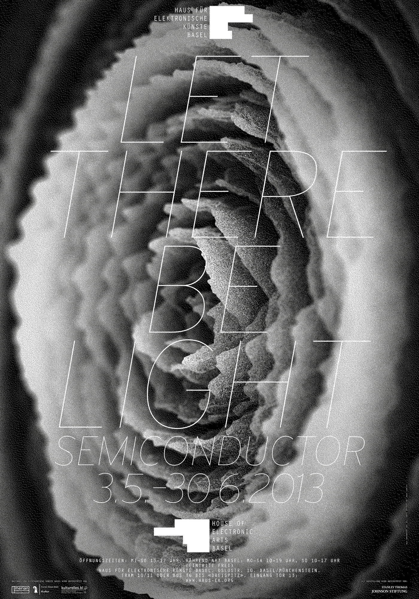 Raffinerie “Let there be Light – Semiconductor” / giclée typographic poster / available in F4, 70×100