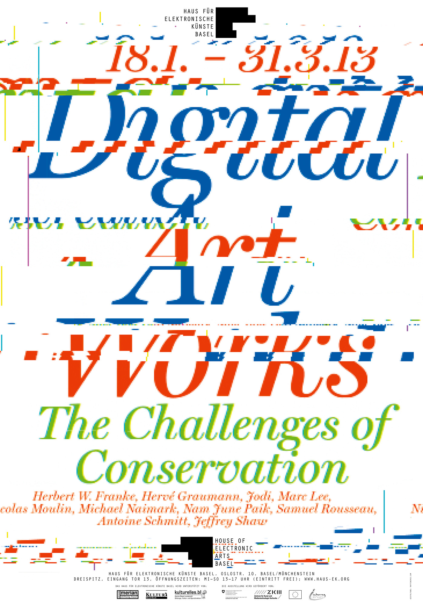 Raffinerie “Digital Artworks” / giclée typographic poster / available in F4, 70×100