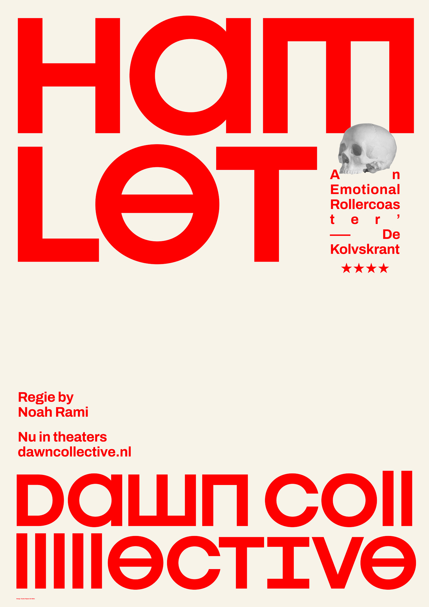 Rejane Dal Bello “Dawn Collective” / giclée typographic poster / available in A0, A1, A2