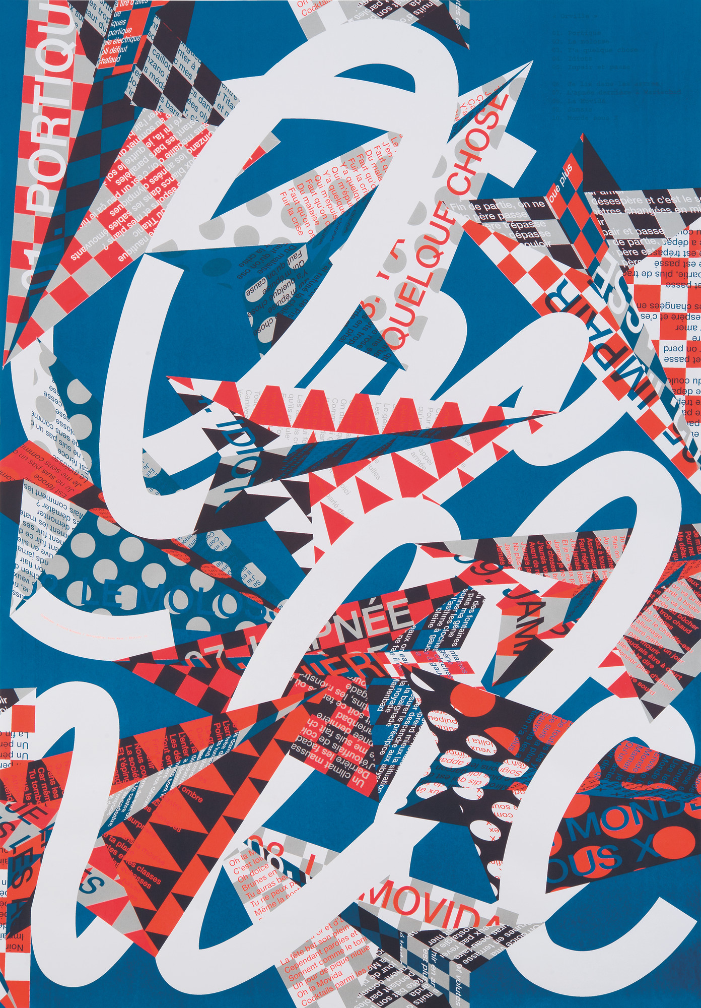 Richard Niessen “Orville” / Limited edition typographic poster / hand-signed / limited run of 15 / available in A0