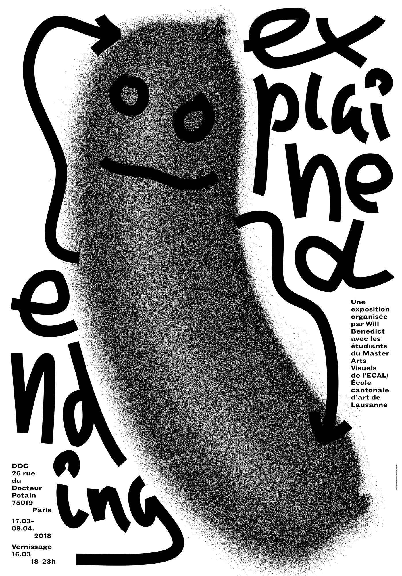 Toan Vu-Huu “Ending explained” / giclée typographic poster / available in F4, 100×140, 70×100, A0, A1